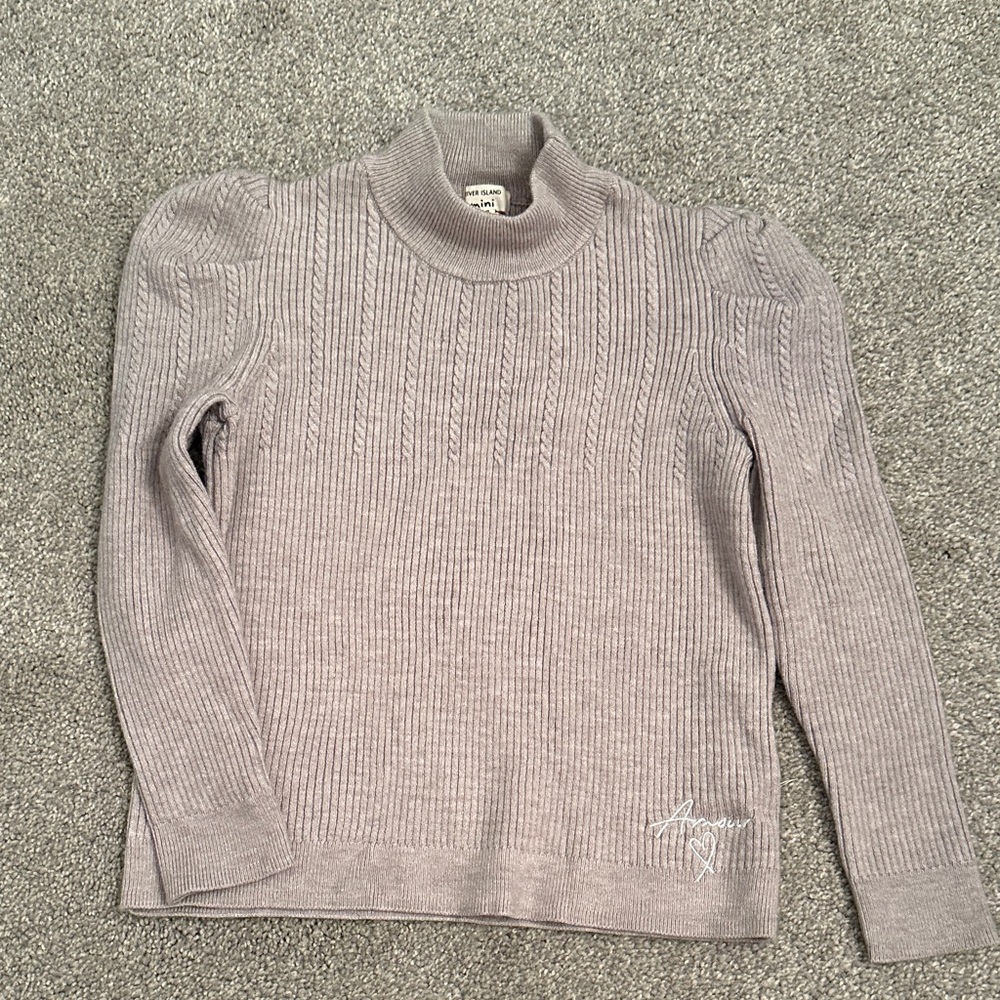 River Island Kids Sweater in Light Gray